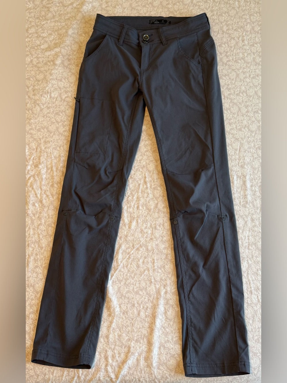 Prana Women's Black Straight-Leg Outdoor Pants